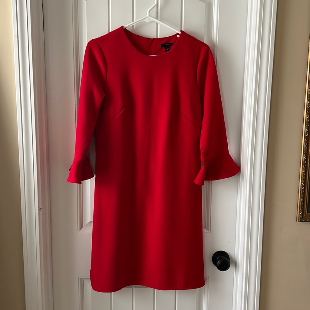 Ann Taylor Red Dress.